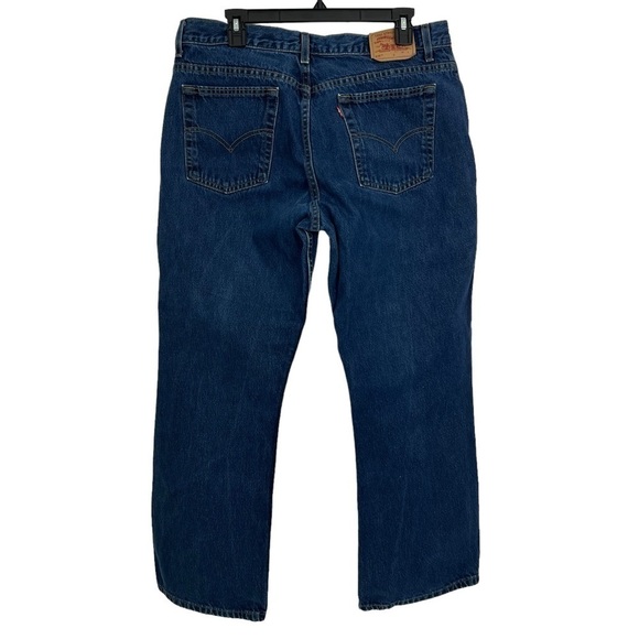 Levi’s Strauss 515 Women’s Bootcut Blue Jeans Sz 16 Miss S Medium Wash Pockets - Picture 3 of 11